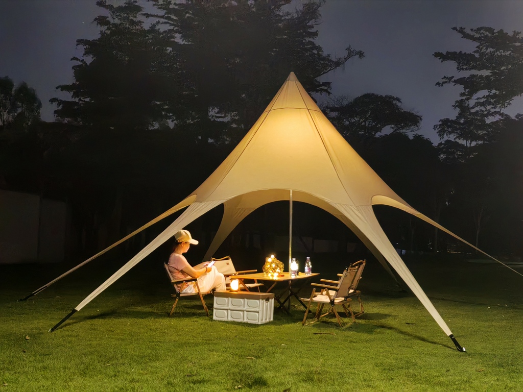 One Peak Sunshade Awning