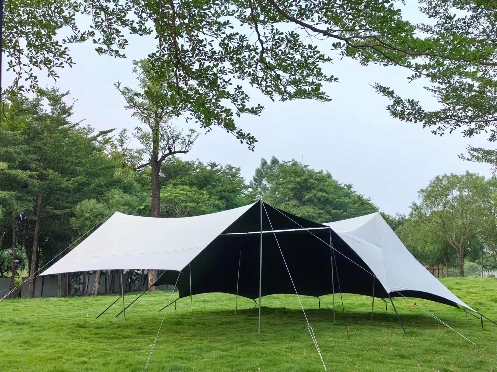 More Big Space Awning Combination for Outdoor Relaxation Big Sunshade