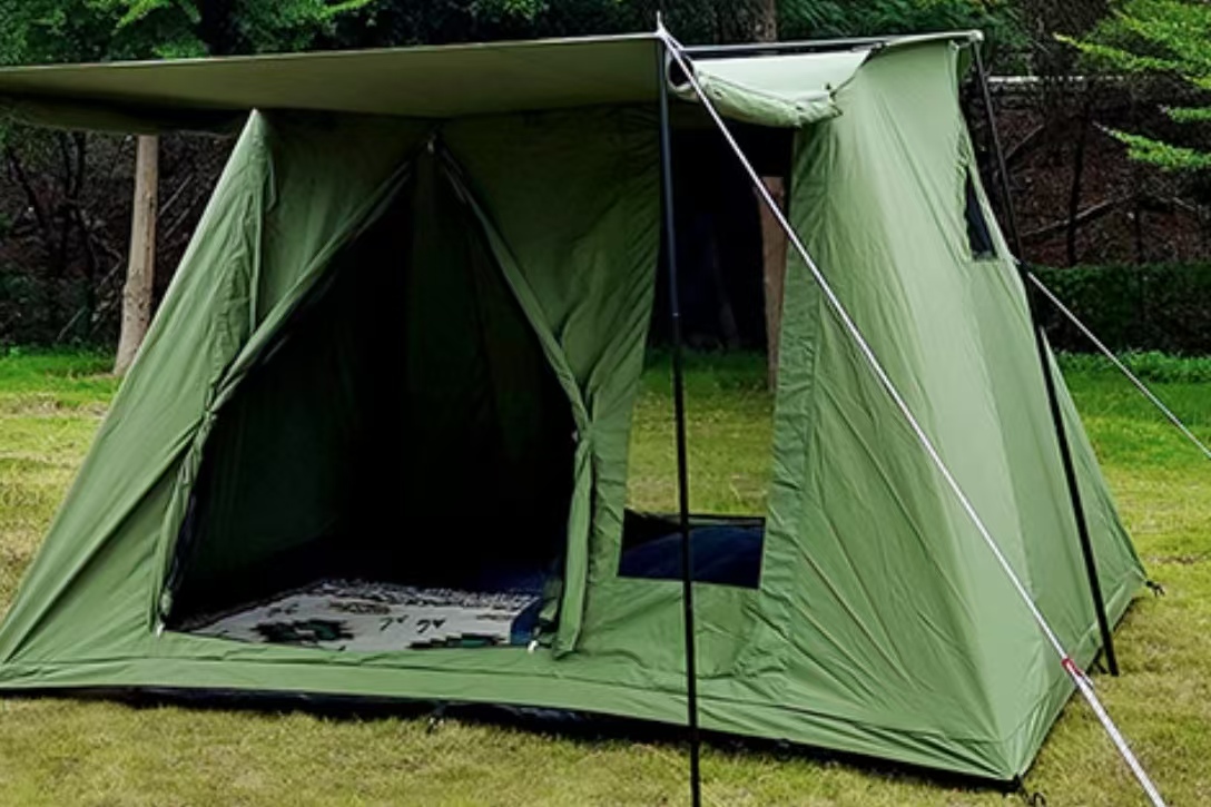 Flat top spring tent 3-4 people cabin tent 
