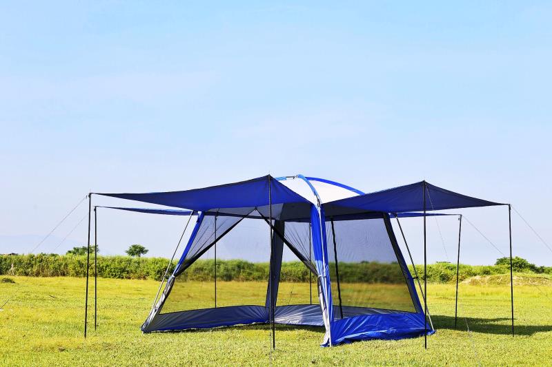 Breathable Mesh Tent with Four-Sided Ventilation Sunshade Canopy