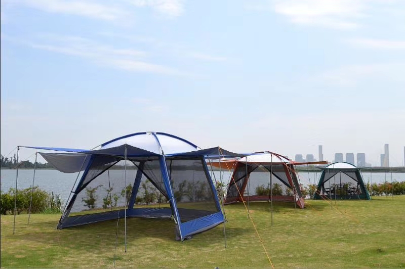 Breathable Mesh Tent with Four-Sided Ventilation Sunshade Canopy Breathable Mesh Tent with Four-Sided Ventilation Sunshade Canopy