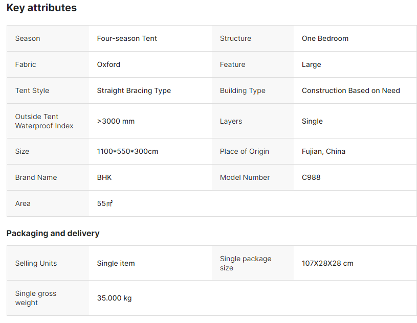 OEM/ODM Rose Red Color Girls Party Big Sunshade Camping Shelter Outdoor Awning Glamping 