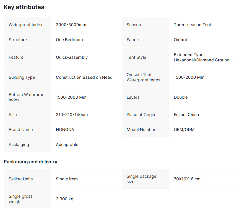 Automatic Outdoor Family Camping Tent with Sunshade Fiberglass Pole for Glamping Fishing & Camping
