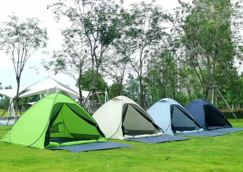 2-3 Person Summer Tent One Bedroom Automatic Pop-up Beach Shelter 