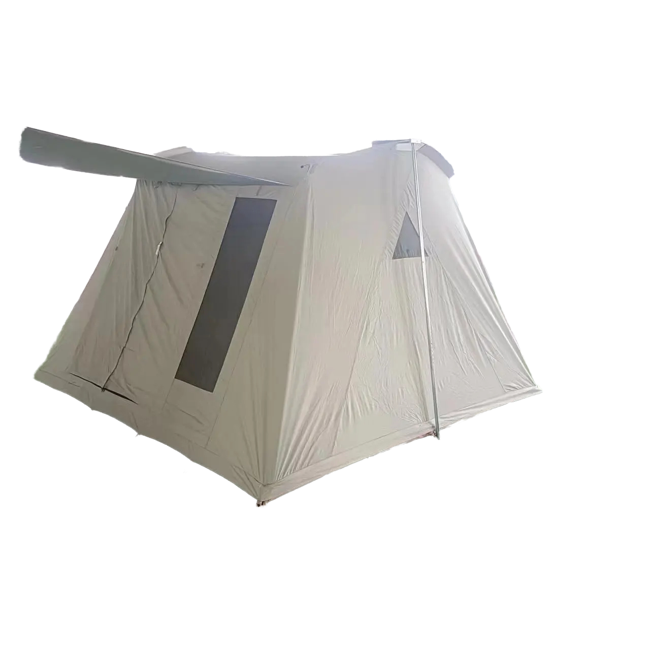 10x10ft Double Layer Cotton Polyester Four-Season Camping Tent-Family