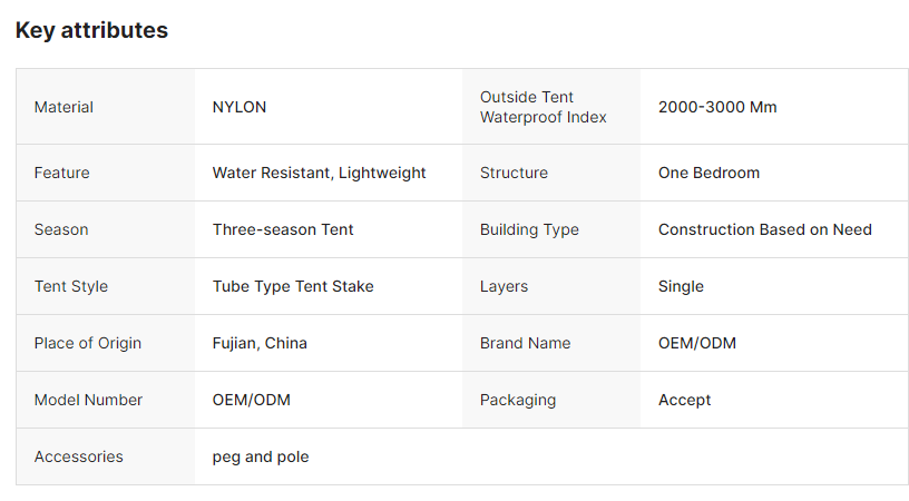 Ultralight Outdoor Camping Shelter Sunshade Rain Fly Camping Tarp Custom Skyline