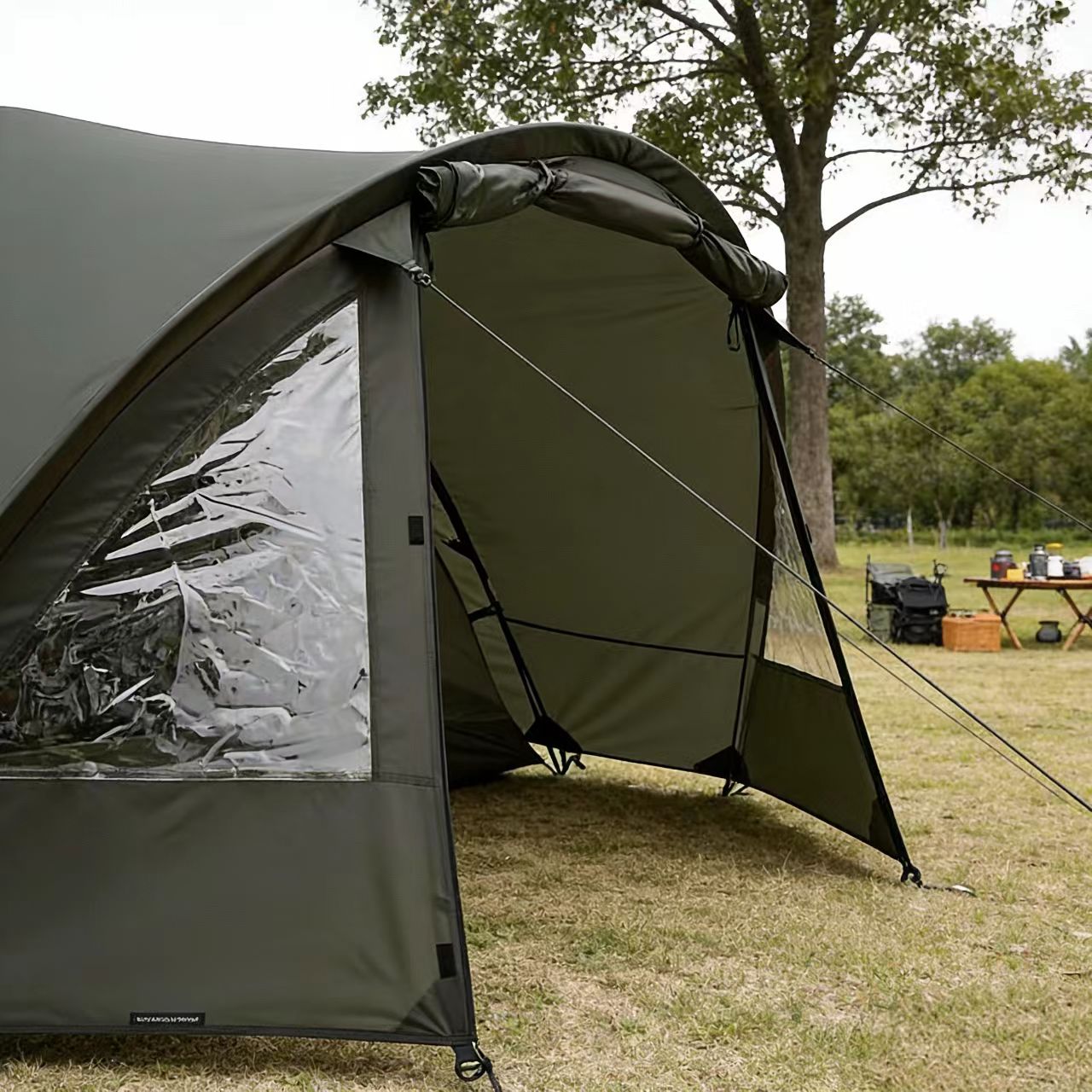 Hiking Backpack Lightweight Four-Season One Bedroom Dome Tent for 2-3 Person Waterproof