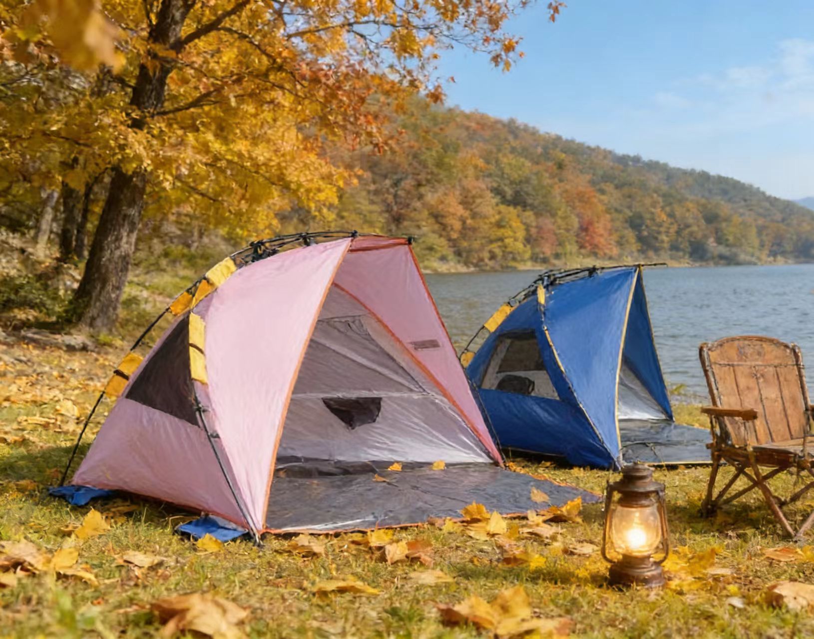 Beach Summer Sunshade Foldable Portable Automatic Quick-Opening Camping Picnic Fishing Hiking