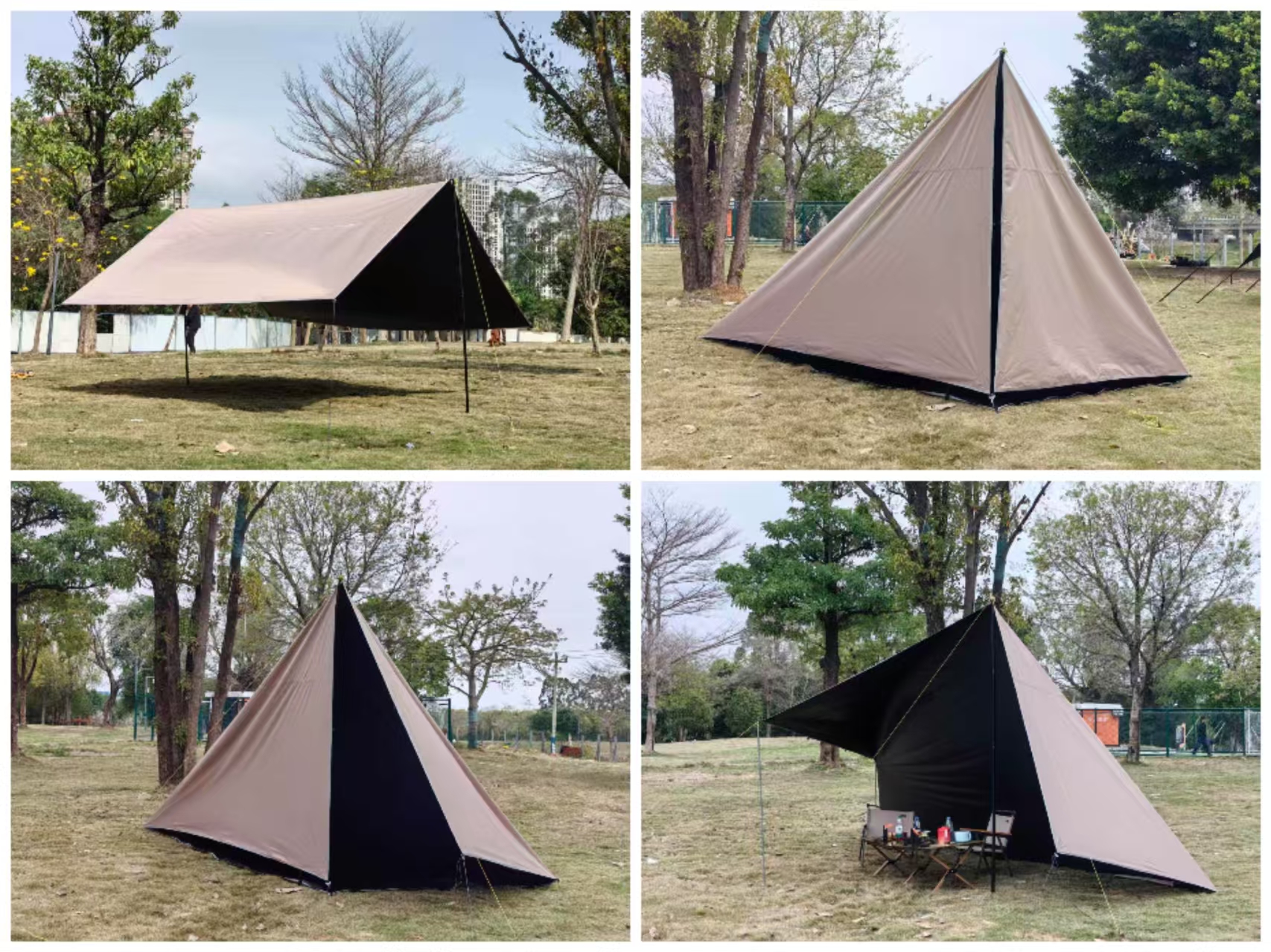 Multipurpose Portable Shelter Ultralight Outdoor Camping Sunshade