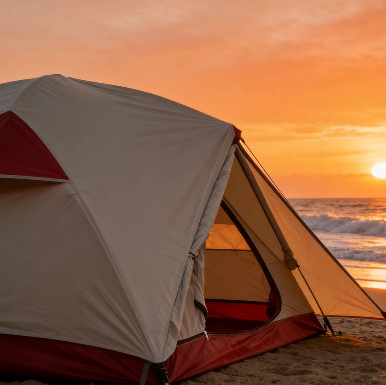 Family Dome Tent Lightweight 2-3 Person Four-Season Waterproof Backpack Tent Hiking Bike Travelling 