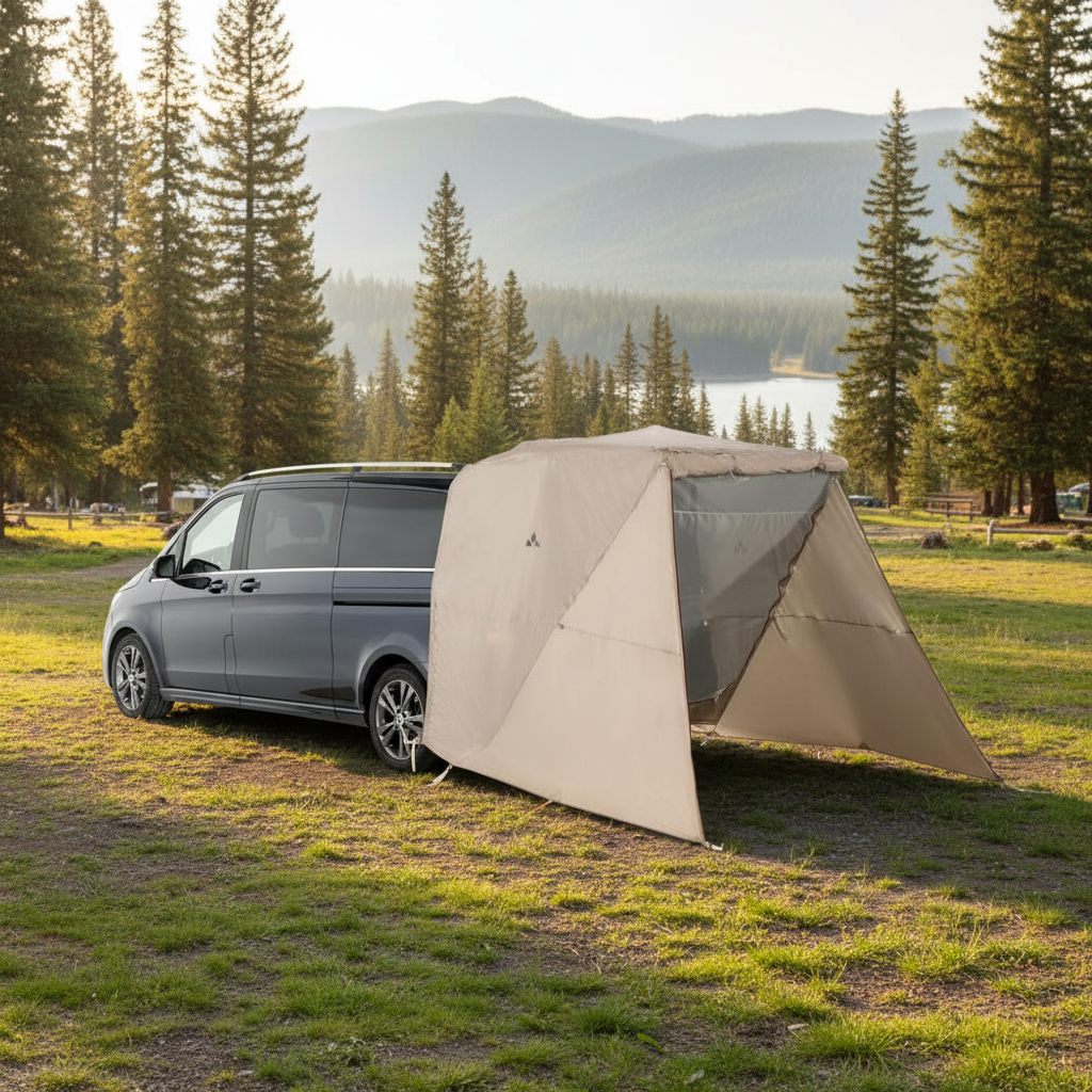 Compact Storage Size Lightweight and Portable Suitable for SUV and Pickup Truck Awnings Tent