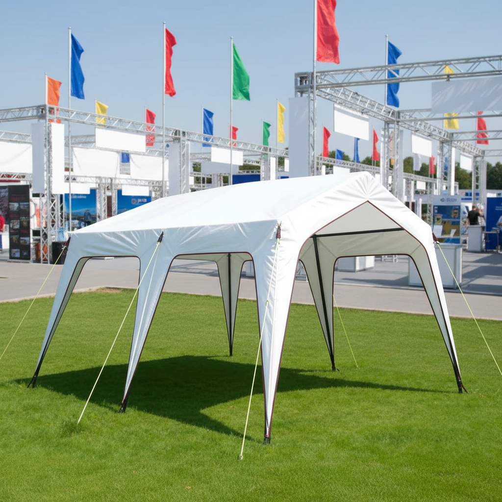 Party Canopy Outdoor Exhibition Sunshade Water Resistant 1500-2000mm Glamping Tent Higher Shelter